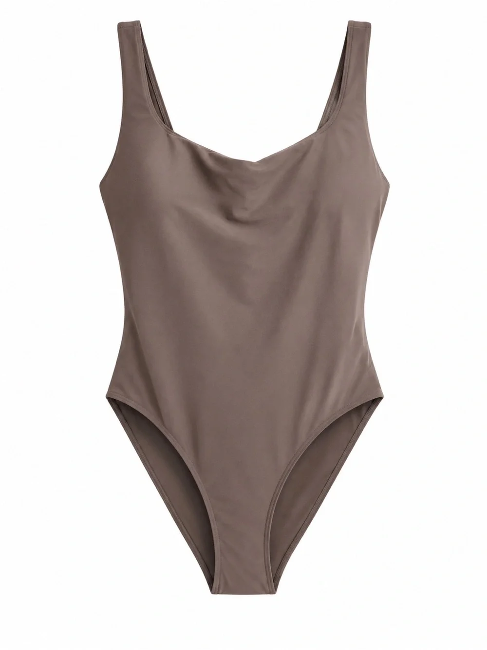J. Crew Mocha Sculpt One-Piece Swimsuit